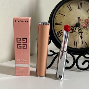 BNIB Givenchy Le Rose Perfecto colour lip balm# 303 Warming Red